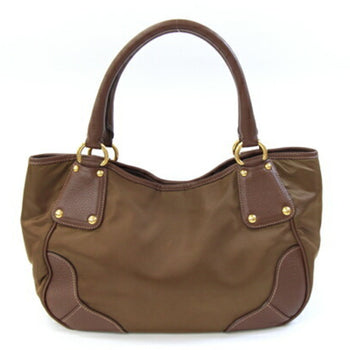 Prada Tote Bag Br4635 Dark Brown Nylon