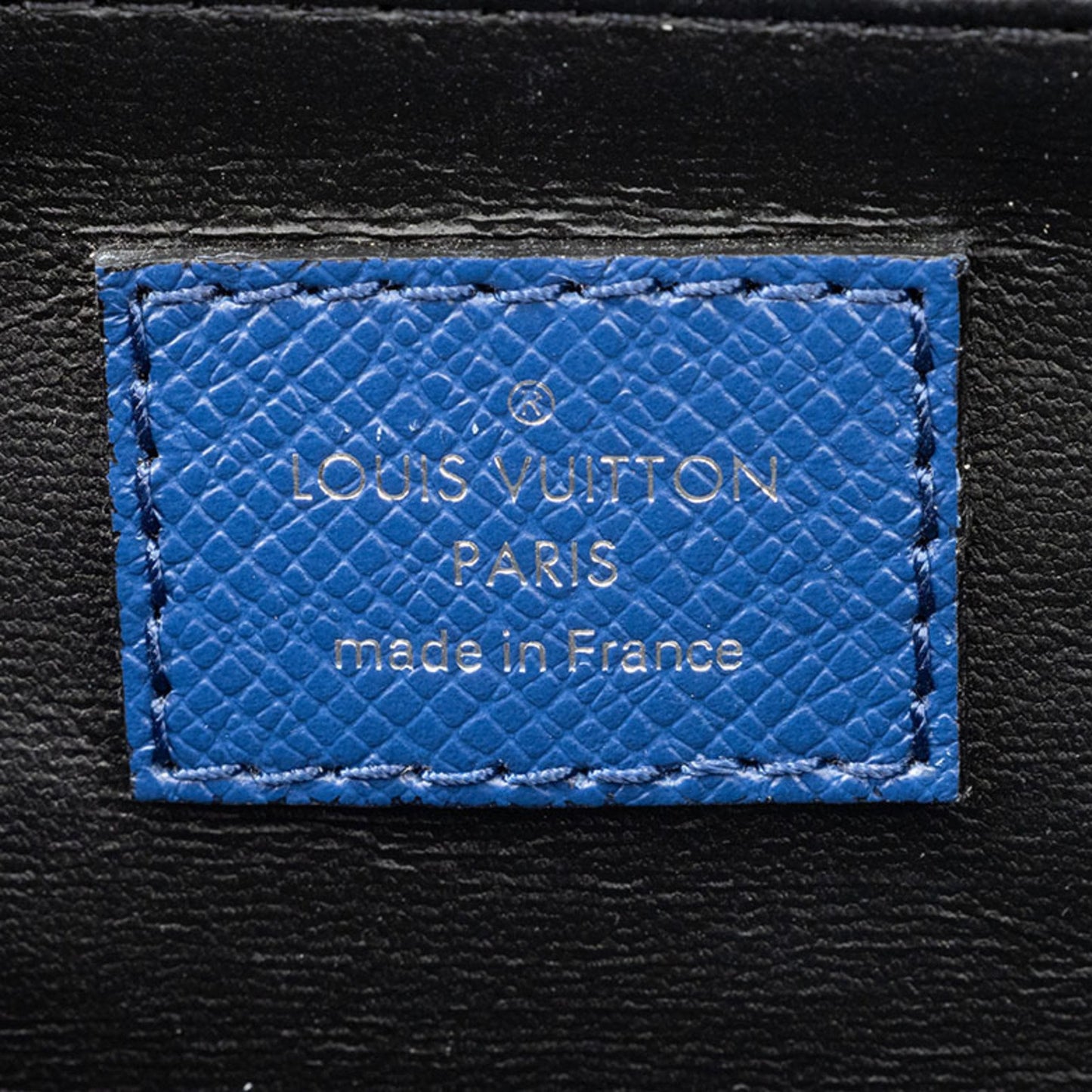 Louis Vuitton Dopp Kit Clutch Bag/Second Bag M30849 Monogram | Taiga Leather Blue