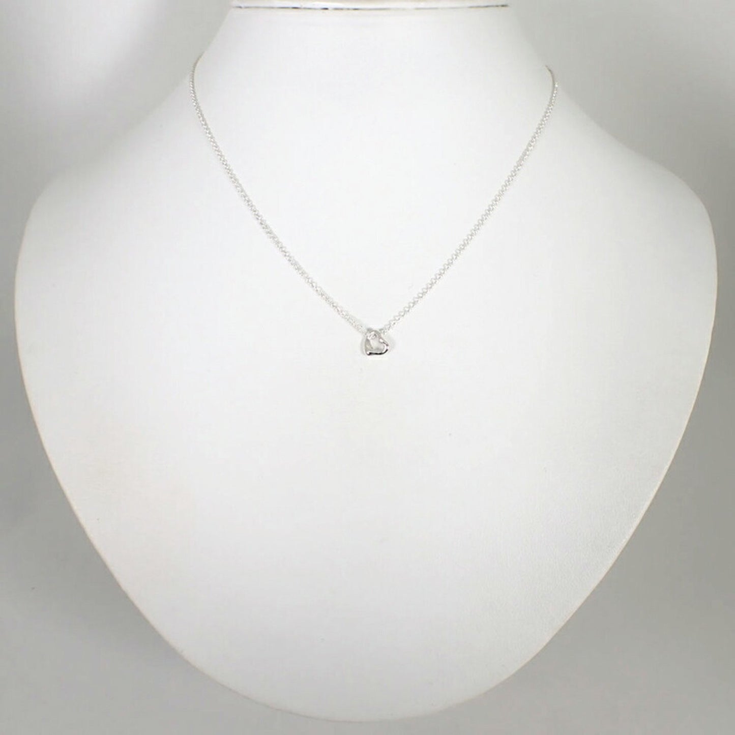 Tiffany Ag925 Mini Heart Pendant Necklace