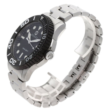 Gucci Ya126.2 G Timeless Diver Watch Stainless Steel Ss