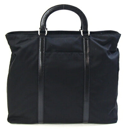 Prada Handbag Bn1057 Black Nylon Leather Shoulder Bag Hand Tote