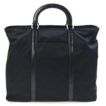 Prada Handbag Bn1057 Black Nylon Leather Shoulder Bag Hand Tote