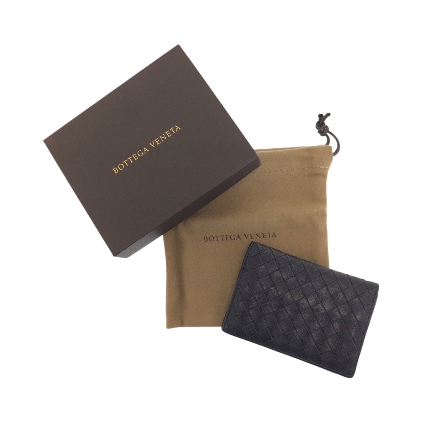 Bottega Veneta Intrecciato Leather Card Case/Pass Case