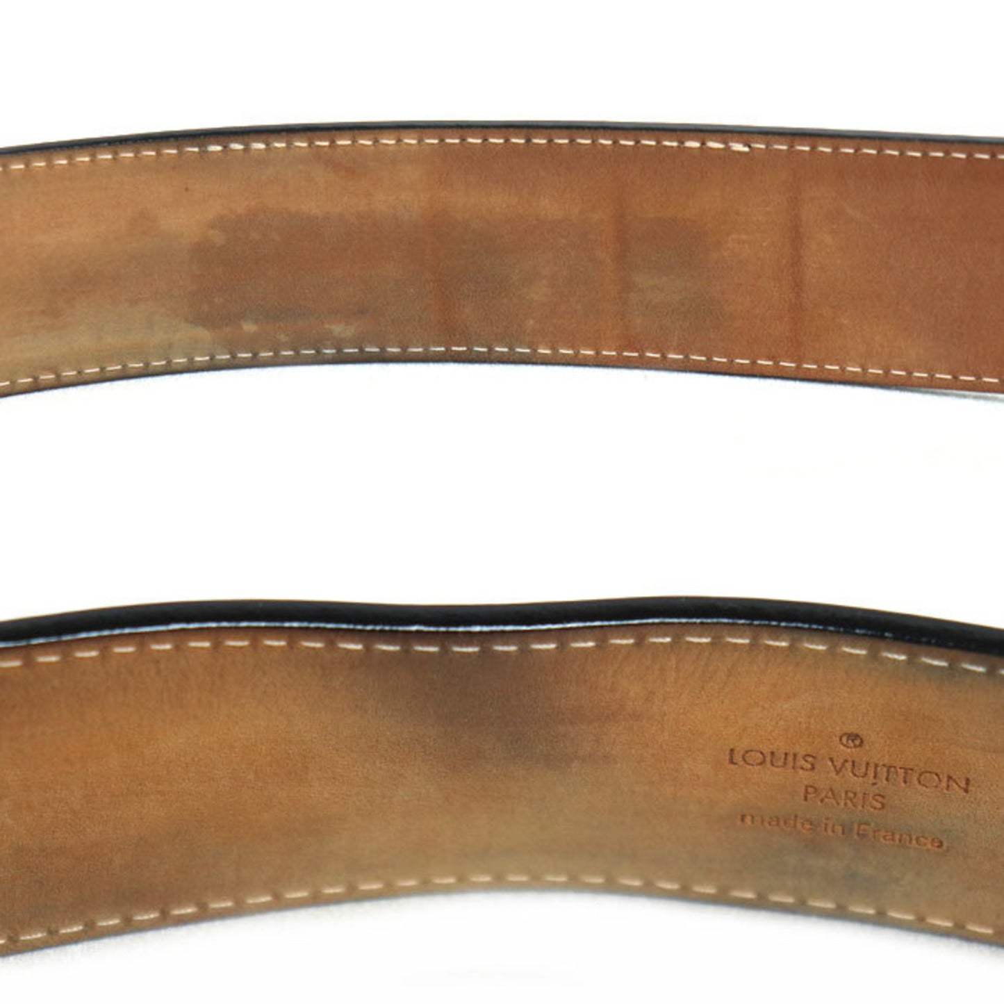 Louis Vuitton Louis Vuitton Centur Lv Initial Belt Epi Electric Black M9830