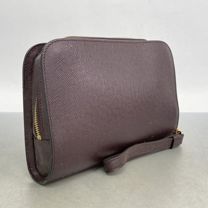 Louis Vuitton Taiga Baikal Clutch Bag M30186 Acajou