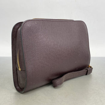 Louis Vuitton Taiga Baikal Clutch Bag M30186 Acajou