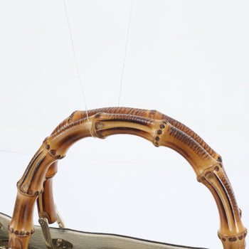 Leather - Gucci Handbag - Shoulder Bag - Tote Bag Bamboo