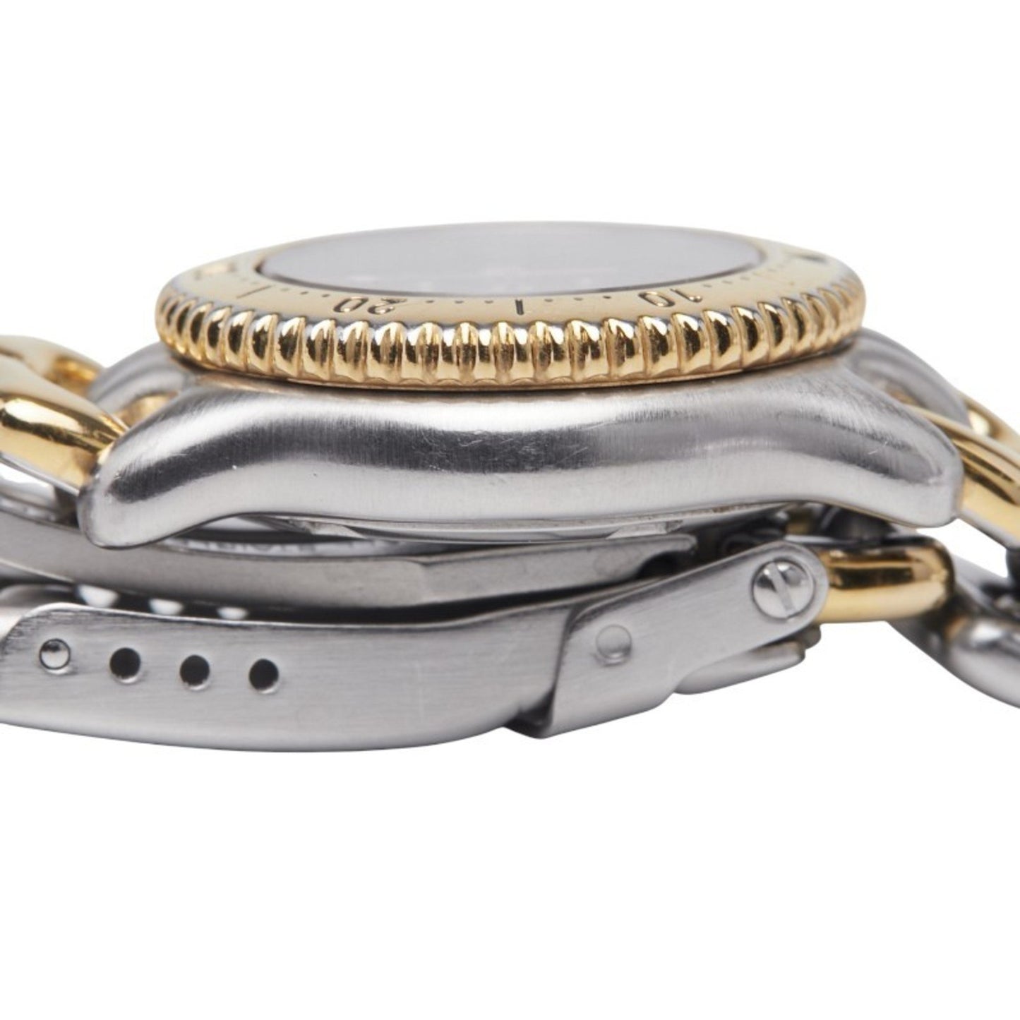 Tag Heuer Cell Watch Wg1420-0 Quartz Gray Dial Stainless Steel Plated