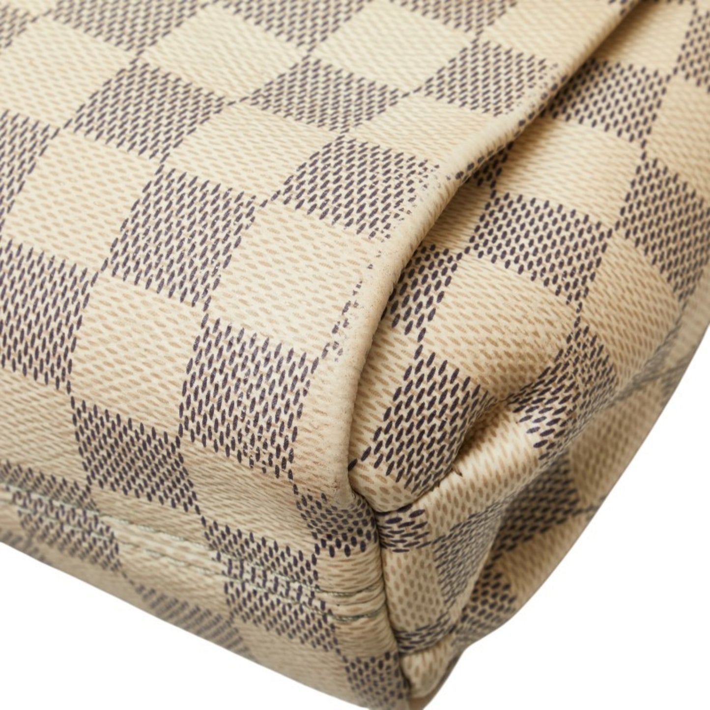 Louis Vuitton Damier Azur Croisette Handbag/Shoulder Bag 2Way N41581 Ivory Leather