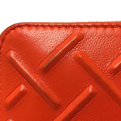 Bottega Veneta 593217 Long Wallet Orange Silverhardware
