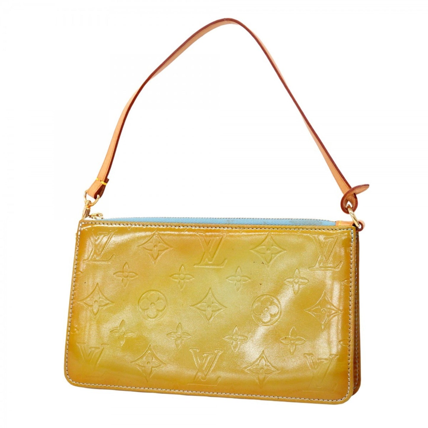 Louis Vuitton Vernis Lexington Pouch M91056 Baby Blue