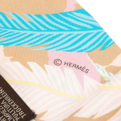 Hermes Herms Twilly Jaguar Quetzal Scarf