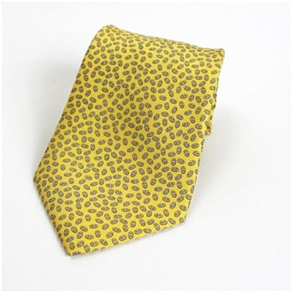 Hermes Silk Necktie Chaine D'Ancre Pattern Hermes