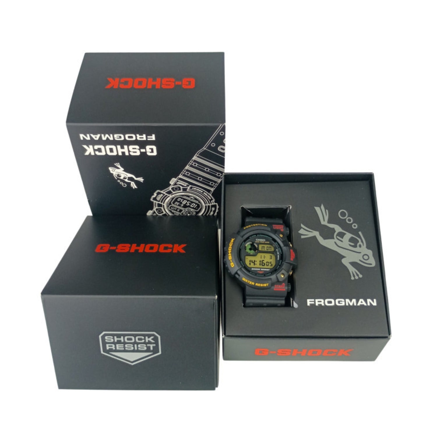 Casio Gshock Frogman Dw6300 Black Rubber