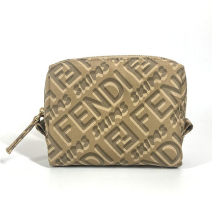 Fendi 8N0179 Skims Collaboration Logo Multi-Pouch Cosmetic Pouch Nylon