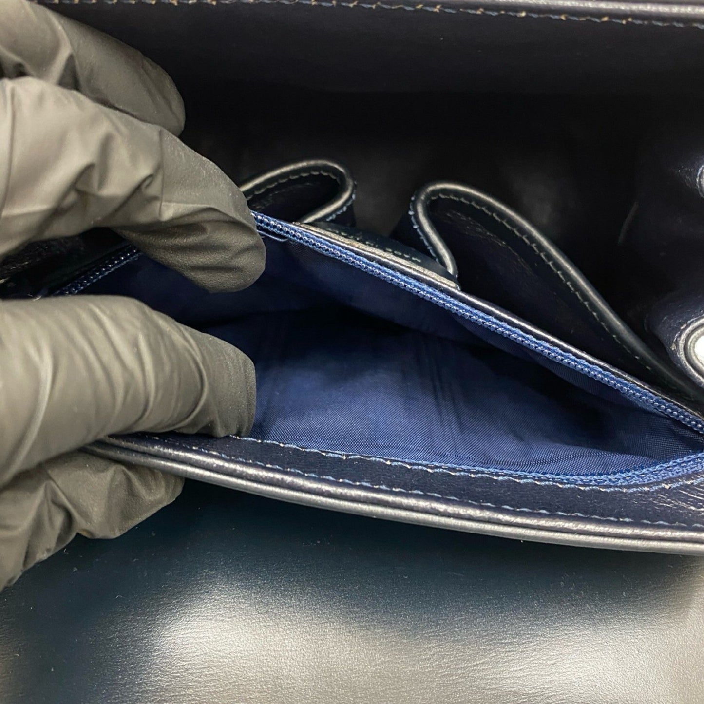 Celine Logo Star Ball Calf Leather Mini Backpack Daypack Navy 31339