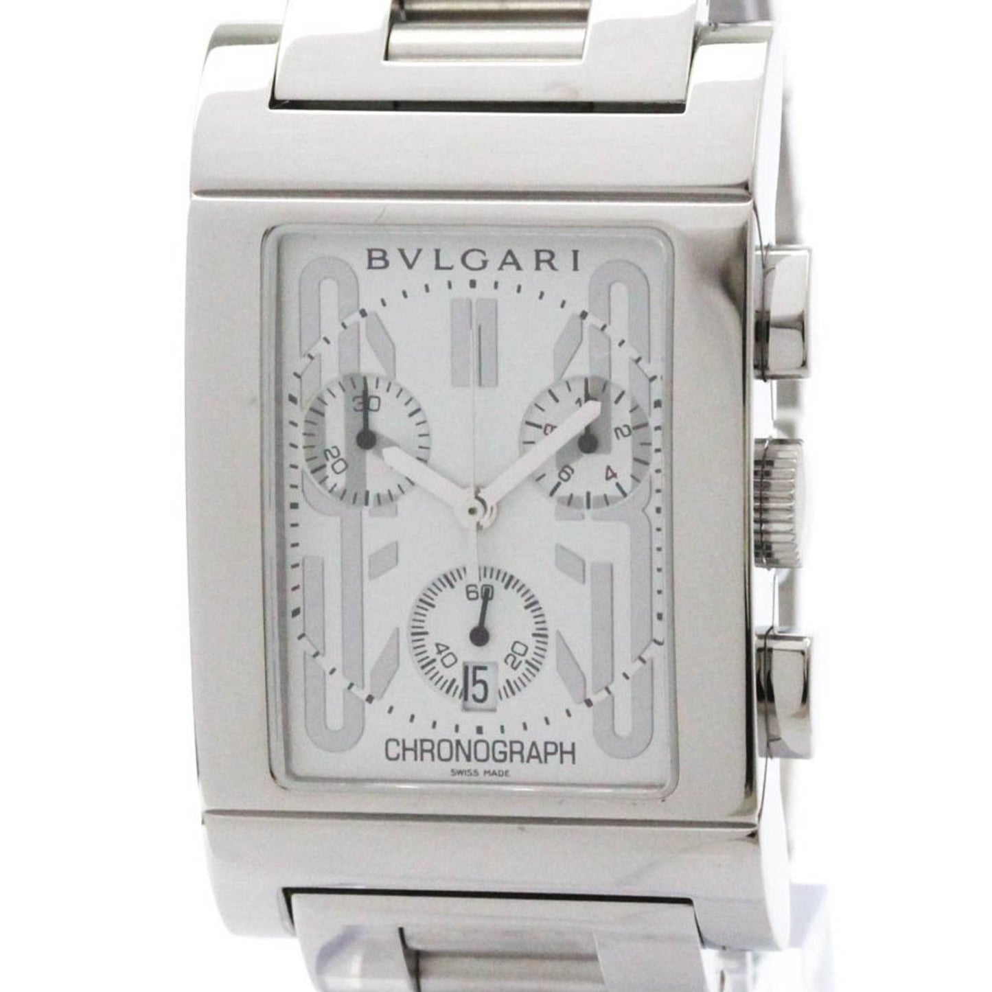 Bvlgari Rettangolo Stainless Steel Quartz
