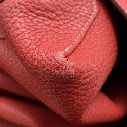 Hermes Tote Bag Double Sens 45 Rose Jaipur Sanguine Taurillon Clemence ?R Stamp