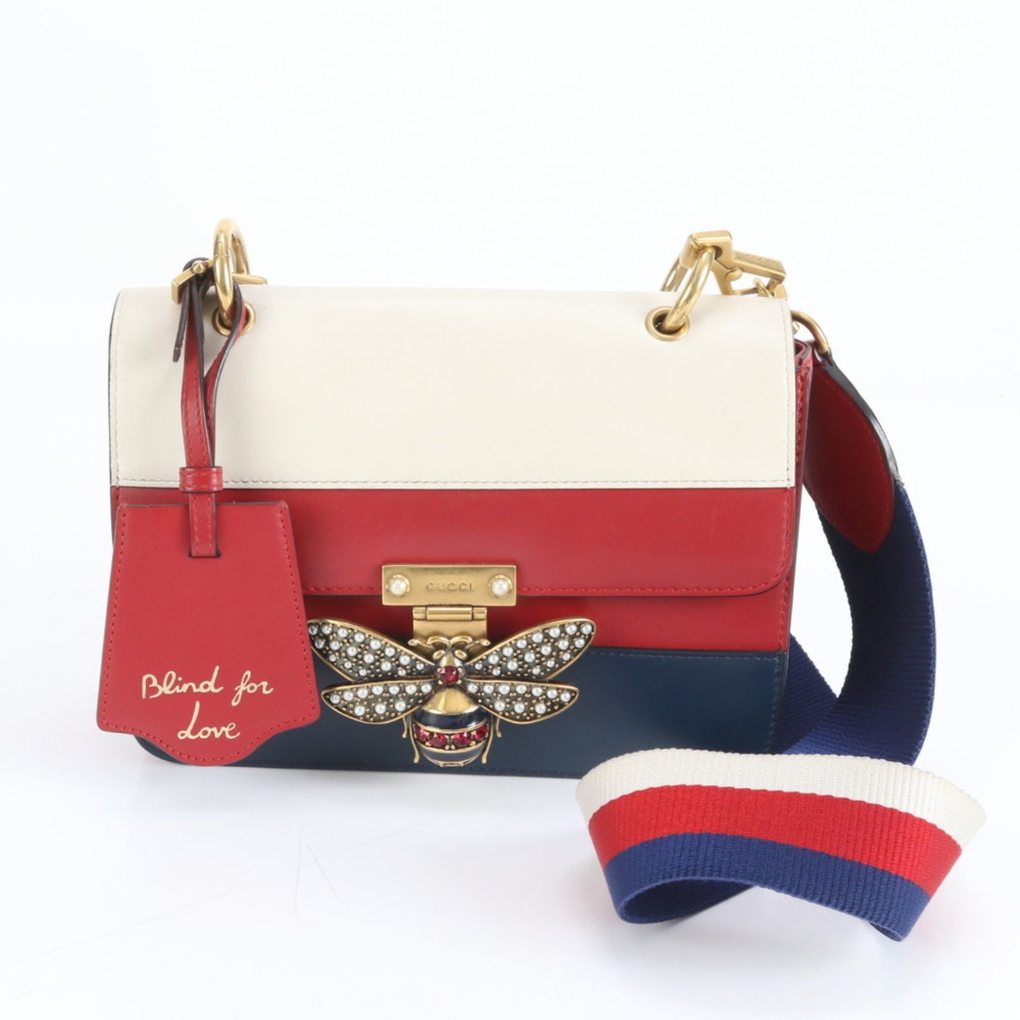 Gucci Queen Margaret Leather Shoulder Bag (476542)