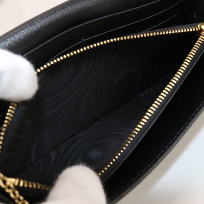 Prada Prada Saffiano Triangle Wallet