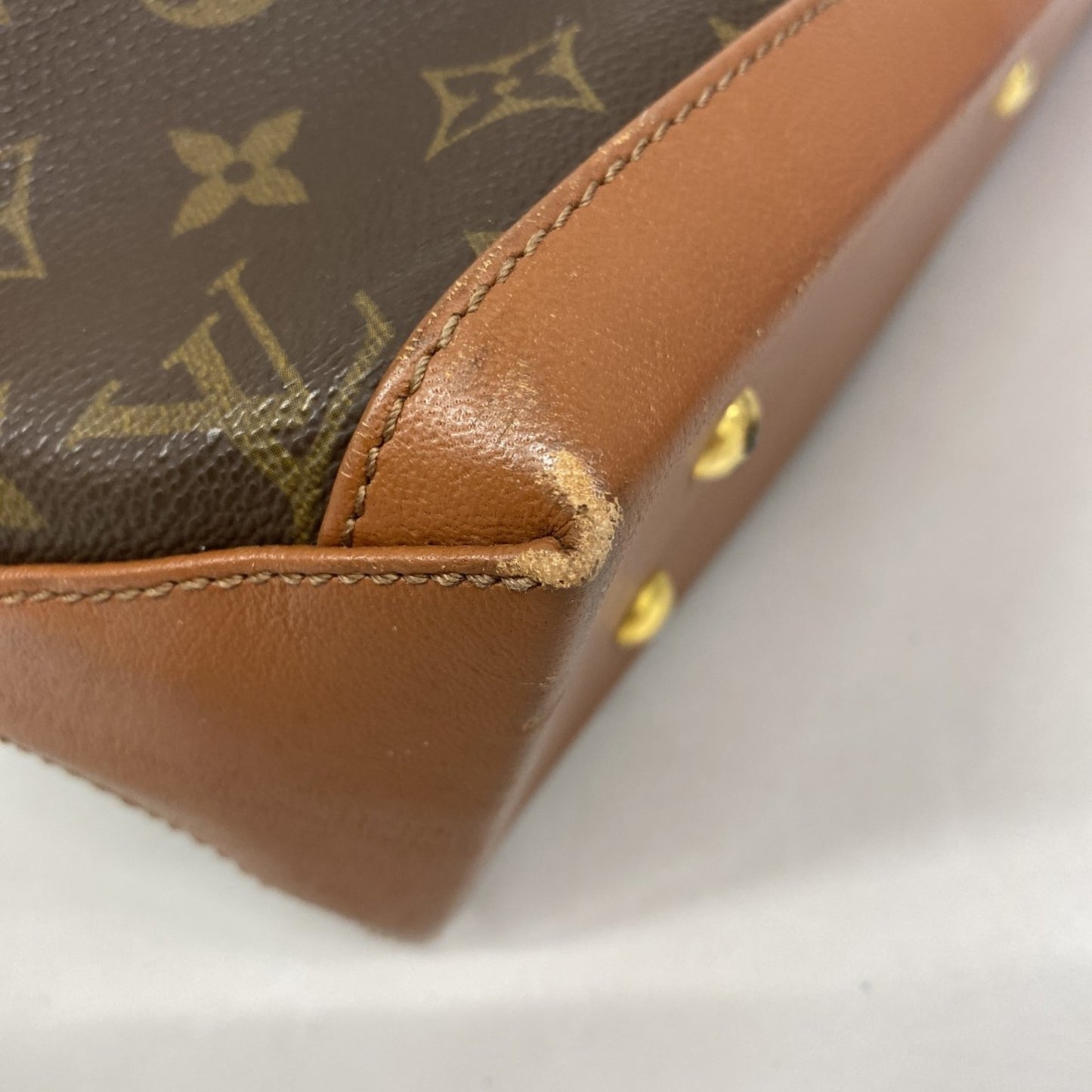 Louis Vuitton Monogram Sac Weekend Pm Tote Bag M42425 Brown