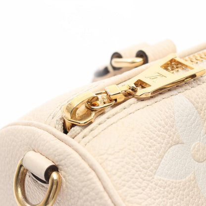 Louis Vuitton Papillon Bb Monogram Empreinte Crme Saffron Handbag Leather