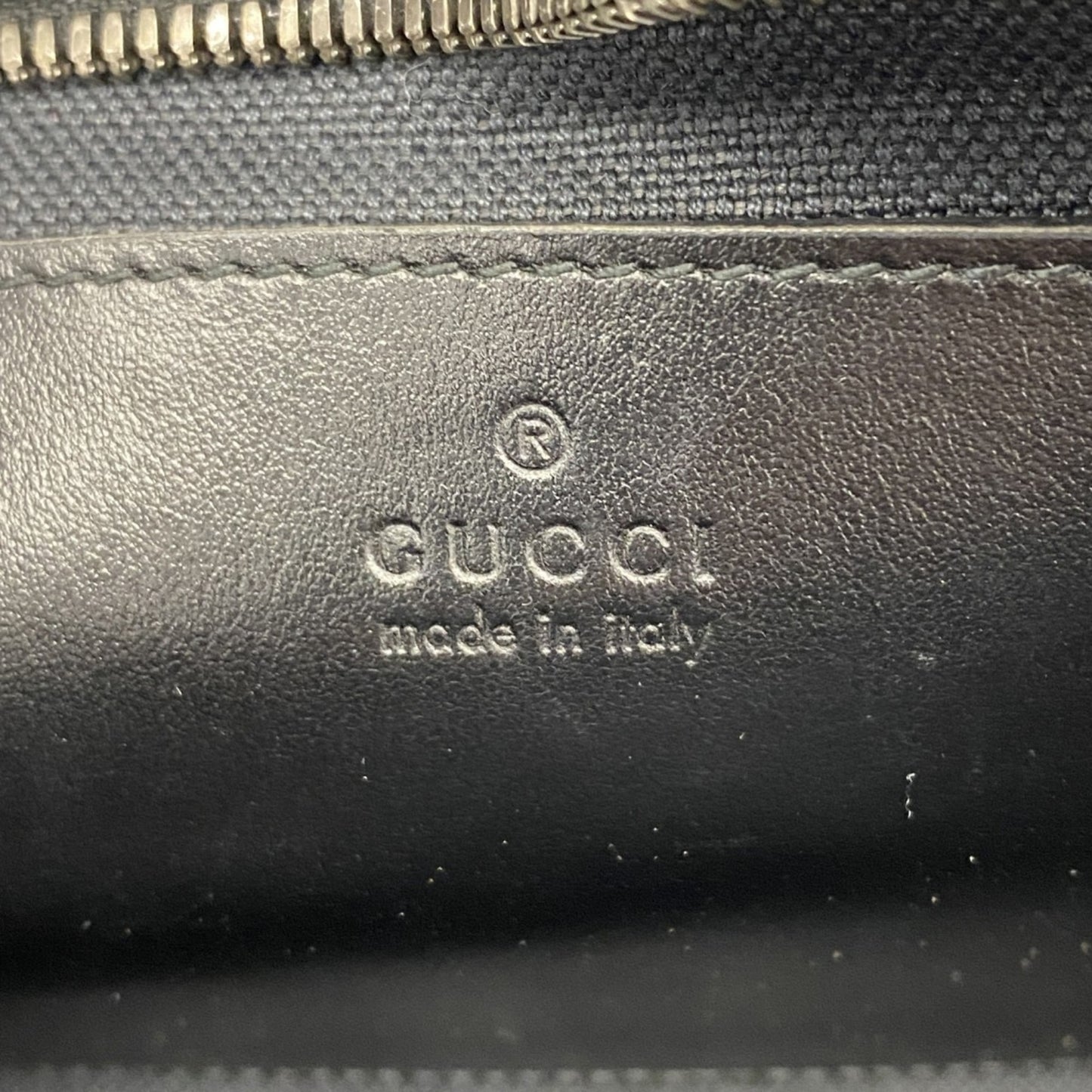 Gucci Gg Marmont Shoulder Bag 447632 Leather Black