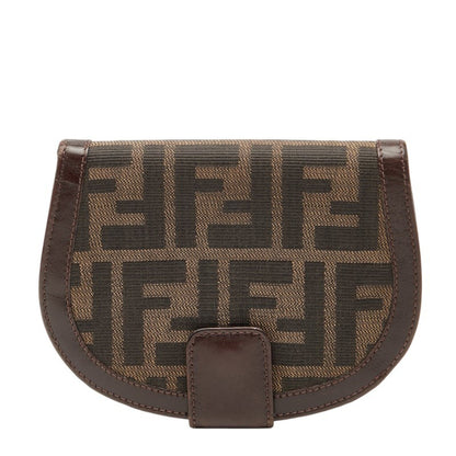 Fendi Zucca Bifold Wallet 01223 Brown Canvas