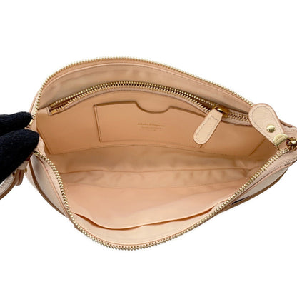 Salvatore Ferragamo Shoulder Bag Gancini Leather