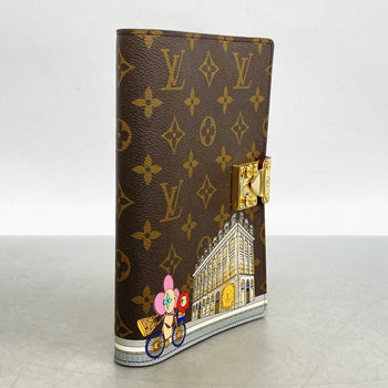 Louis Vuitton Monogram Vivienne Couverture Carne Paul Gi0827 Notebook Cover In Brown And Rose