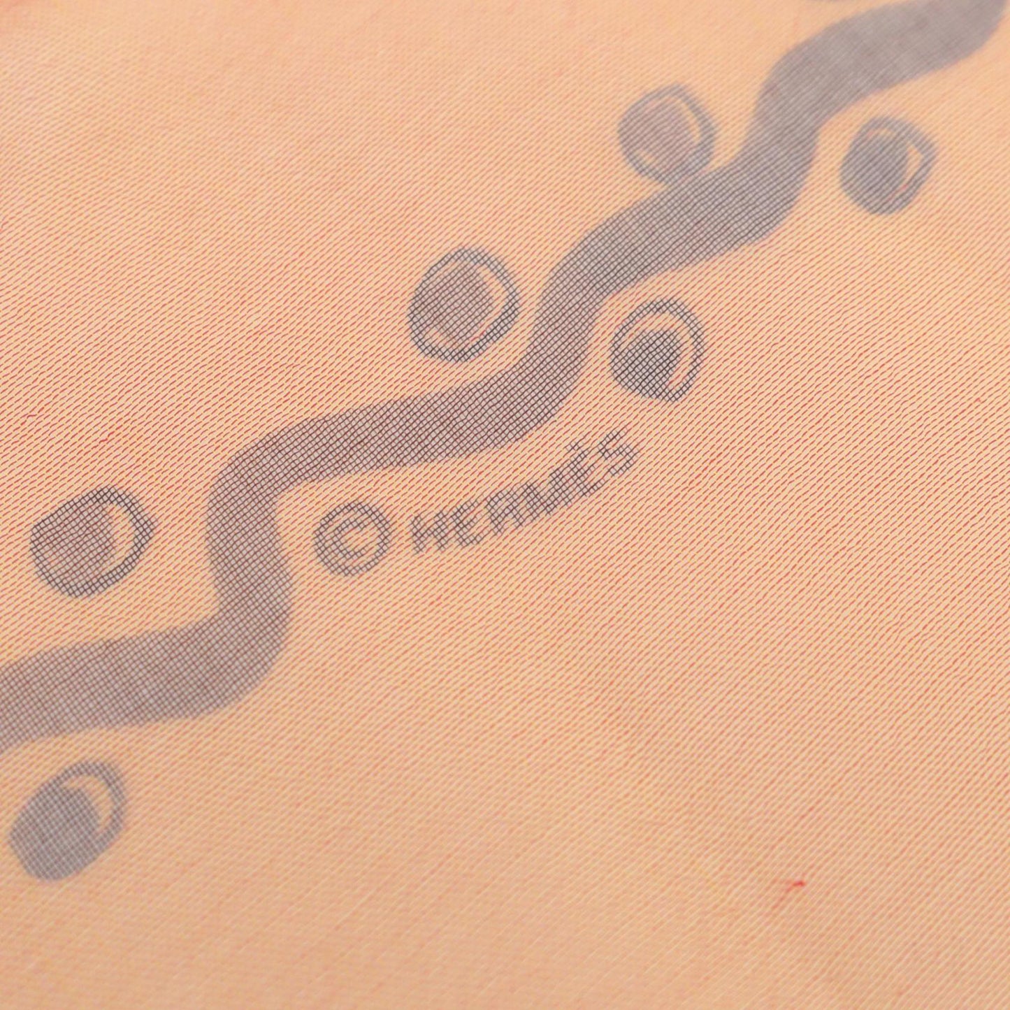 Hermes Herms Petit Carr 45 "A Votre Service" Silk Scarf For Women