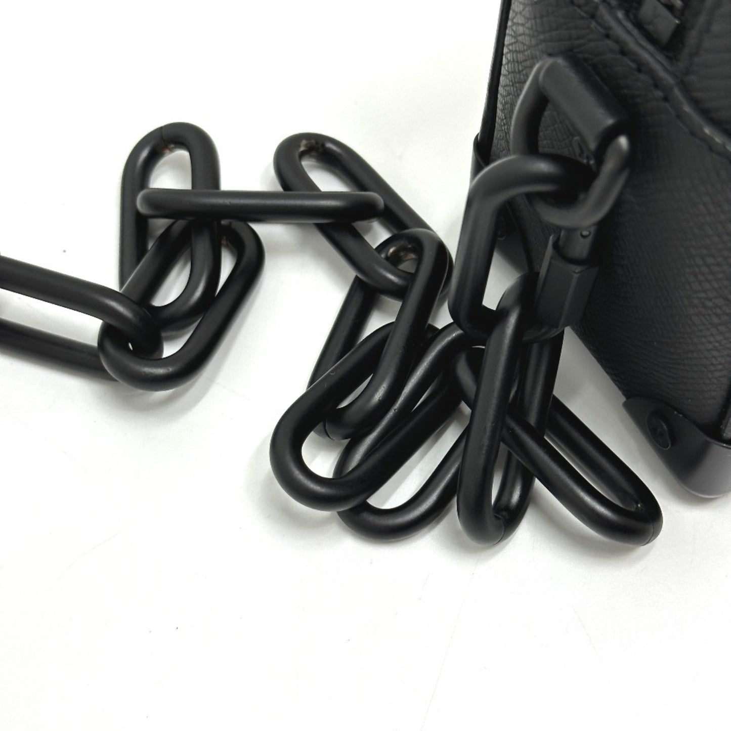 Louis Vuitton M30351 Taiga Mini Soft Trunk Shoulder Bag In Leather