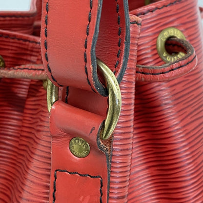 Louis Vuitton Epi Petit Noe Shoulder Bag M44107 Castilian Red