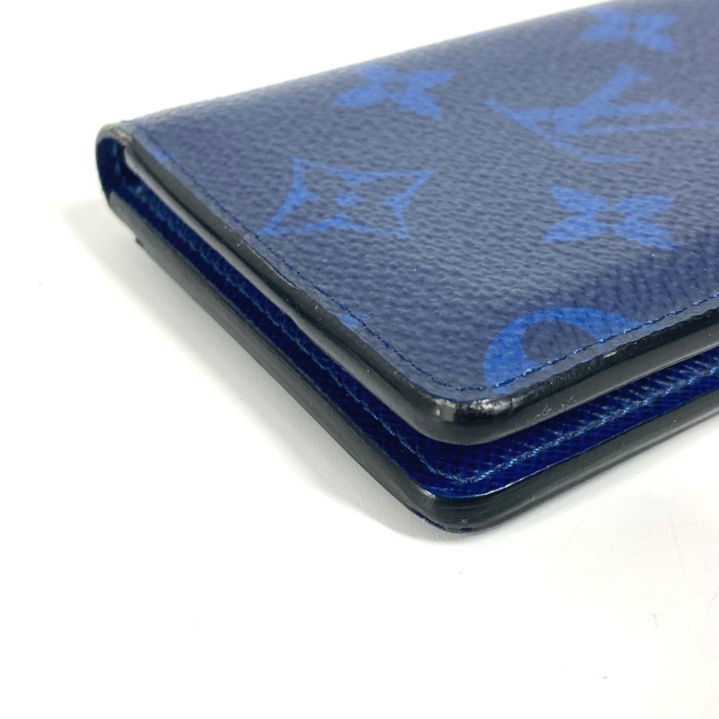 Louis Vuitton M30301 Taiga Rama Organizer De Poche Bi-Fold Business Card Holder/Card Case Leather