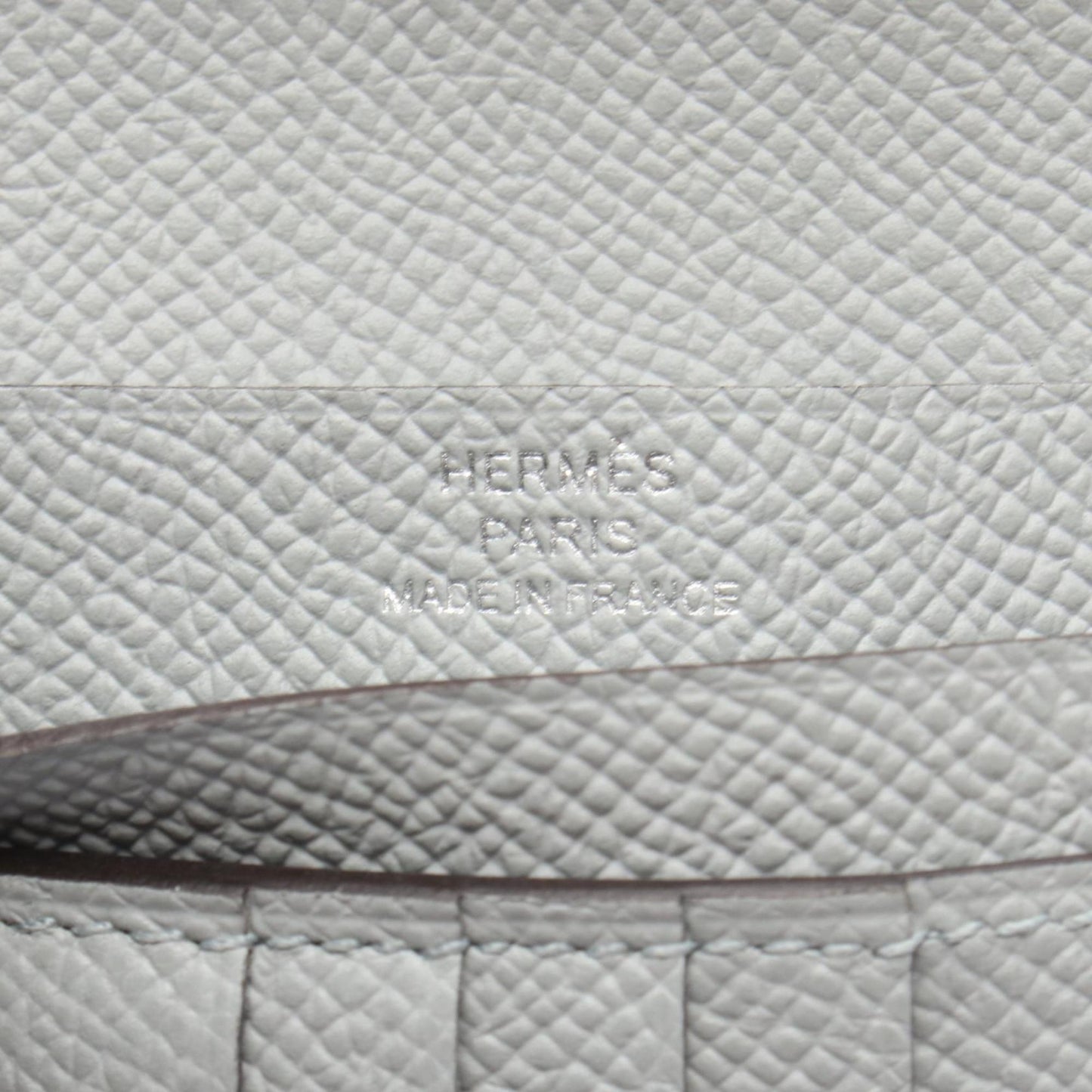 Hermes Herms Bearn Compact Bi-Fold Wallet Leather Epsom