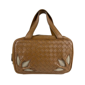 Bottega Veneta Handbag Intrecciato Leather Brown