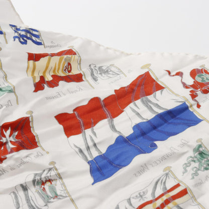 Hermes Herms Petit Carr 45 Pavois Silk Scarf