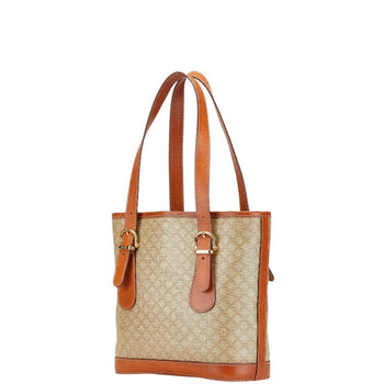 Celine Macadam Tote Bag In Beige