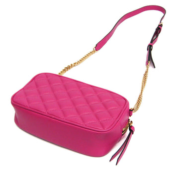 Versace Medusa Quilted Chain Shoulder Pouch Women'S Leather Pouch