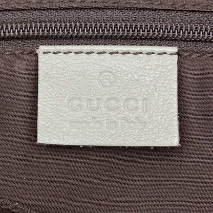 Gucci 204940 Shoulder Bag Gg Canvas Leather Abby Beige Green