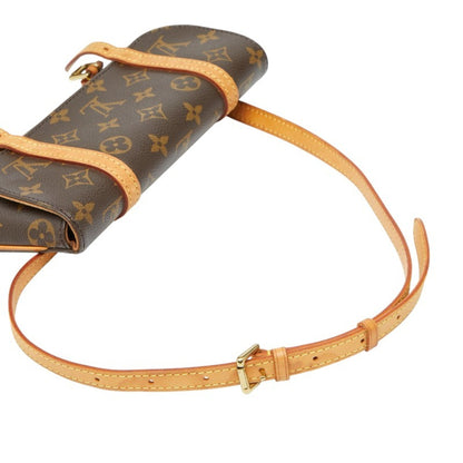 Louis Vuitton Monogram Pochette Marel Waist Bag/Body Bag M51159 Brown Leather