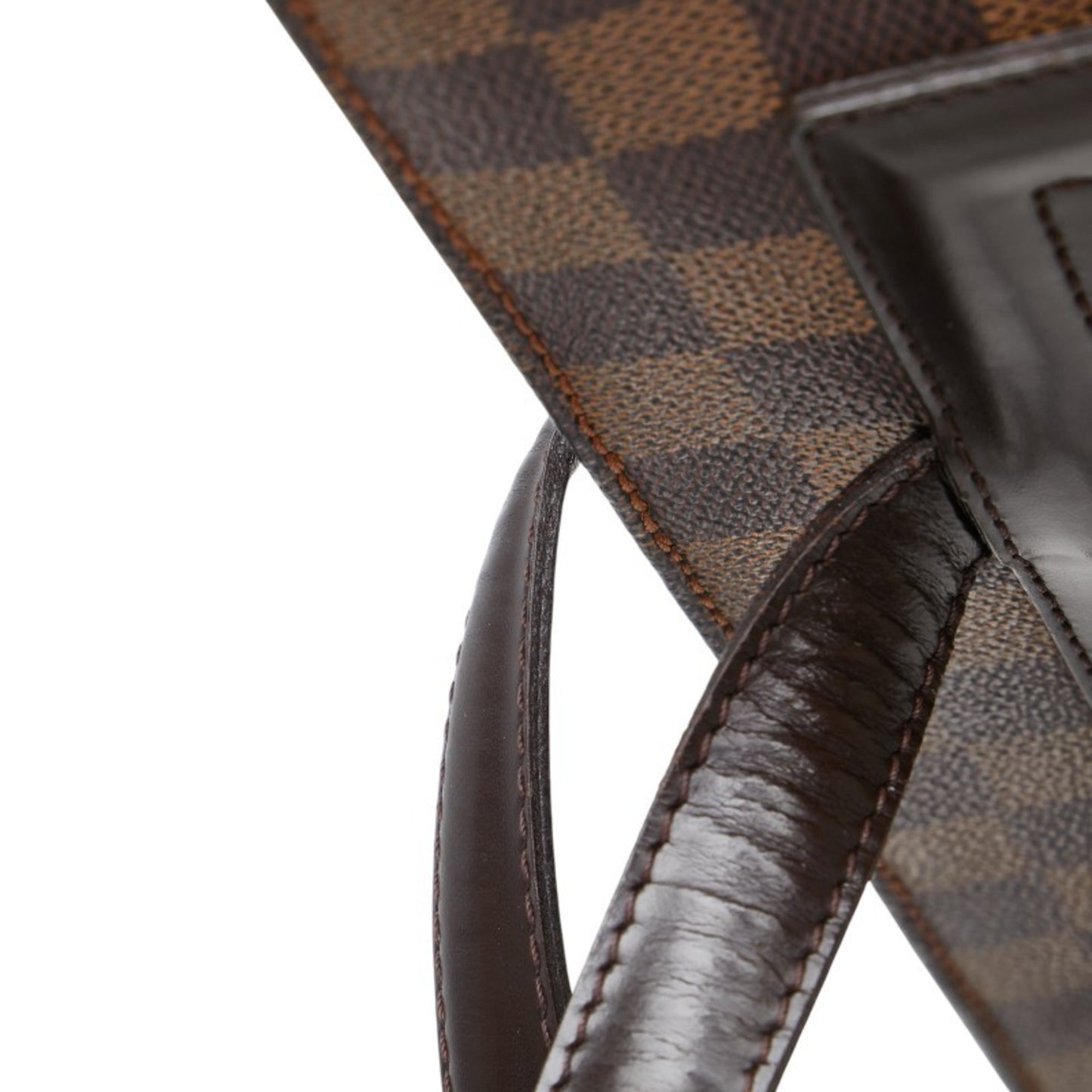 Louis Vuitton Damier Parioli Gm Tote Bag N51124 Ebene Brown Leather