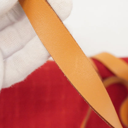 Hermes Amedaba Kabadu Poche Canvas Shoulder Bag