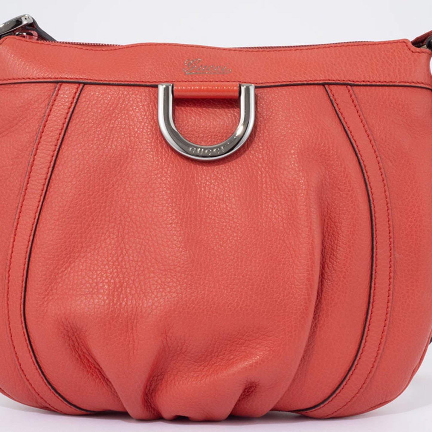 Gucci Abby Leather Shoulder Bag Red 265691 200047