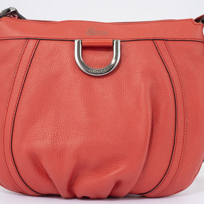 Gucci Abby Leather Shoulder Bag Red 265691 200047