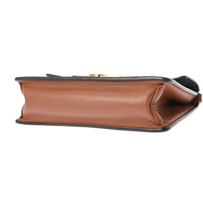 Louis Vuitton Monogram Reverse Portefeuille Dauphine Brown M68746 Women'S Canvas Shoulder Bag