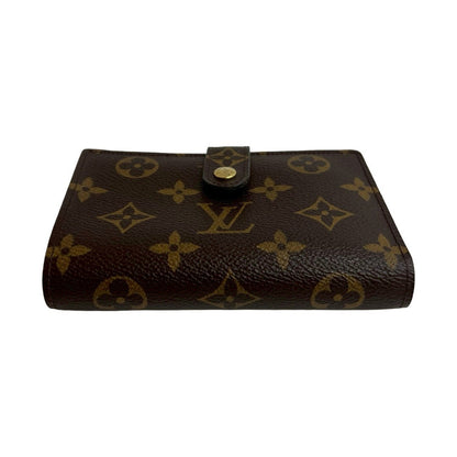 Louis Vuitton Louis Vuitton Portefeuille Viennois Monogram Leather Bifold Wallet Brown 26589