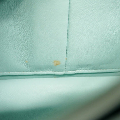 Chanel Shoulder Bag Matelasse Double Flap Chain Lambskin Green