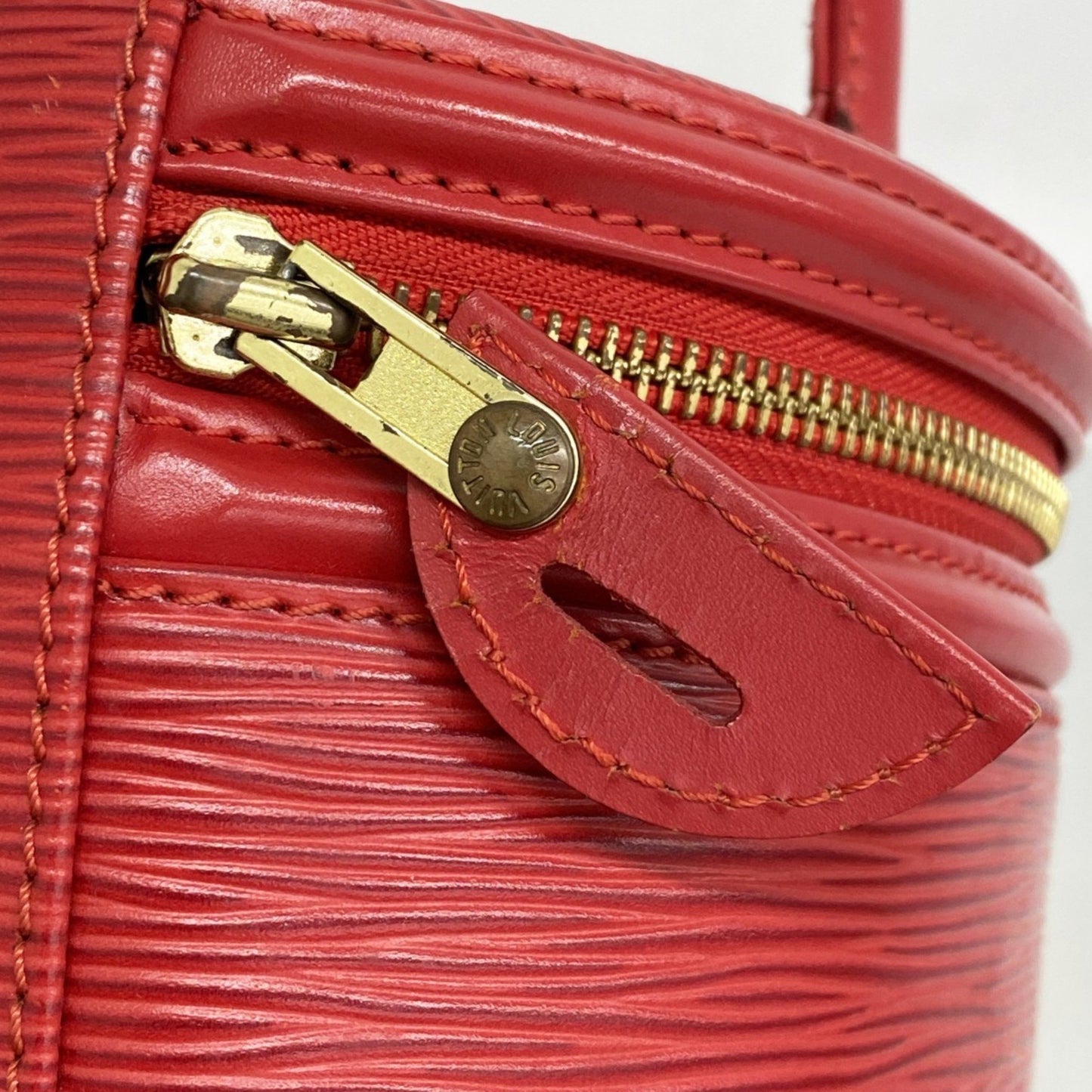 Louis Vuitton Epi Cannes Handbag M48037 Castilian Red
