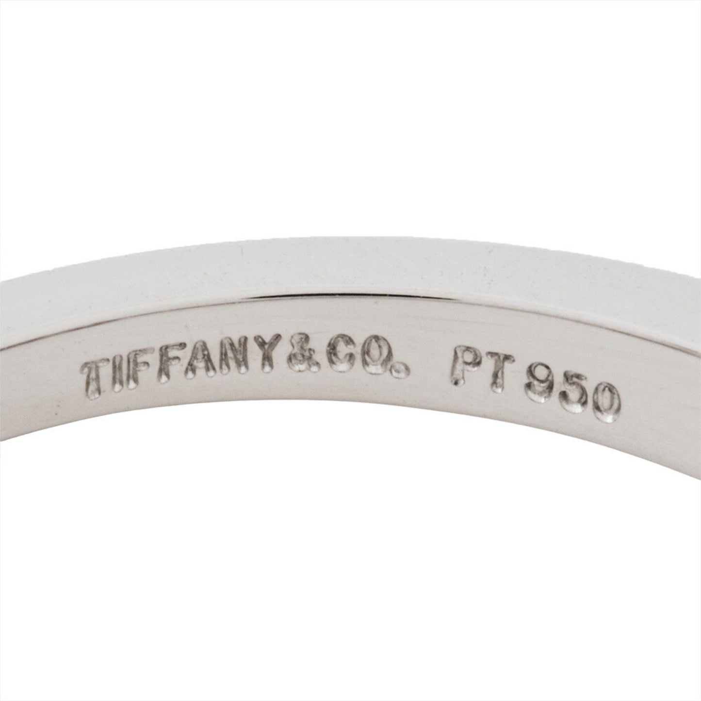 Tiffany & Co. Ribbon Engagement Ring With 0.61Ct Diamond